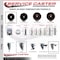 Service Caster 3 Inch High Temp Phenolic 58 Inch Stem Caster Set 2 Total Lock Brakes SCC-TSTTL20S314-PHRHT-58212-2-S-2 - alternate 4